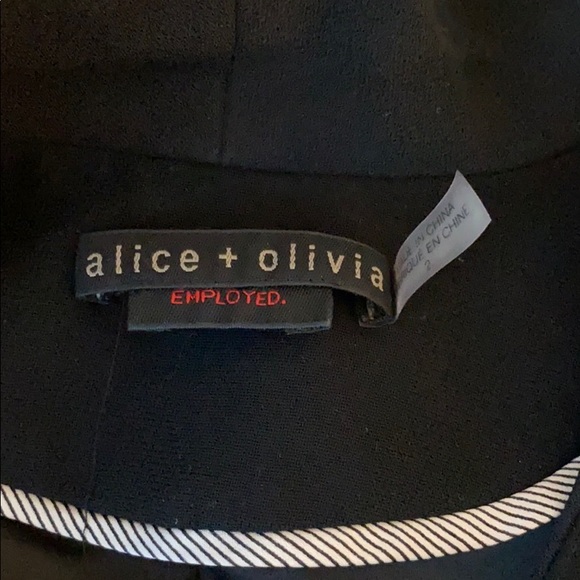 Alice + Olivia black vest sz 2 - Picture 6 of 6